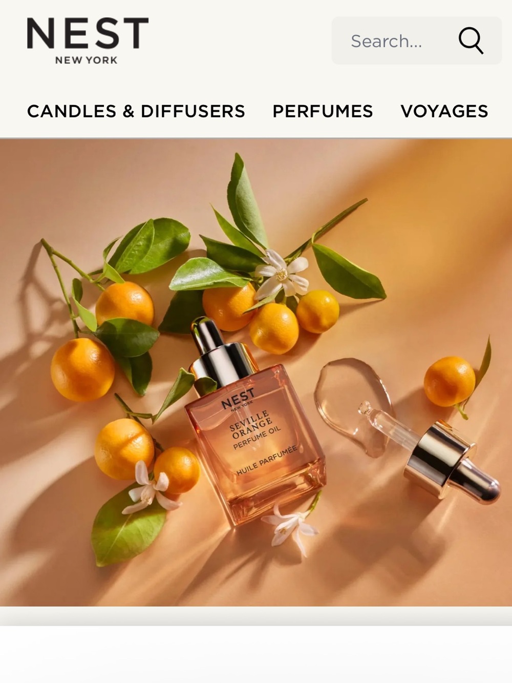 New! NEST Seville orange perfume oil 30 ml